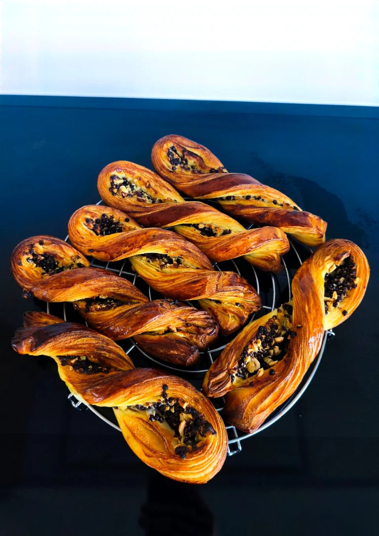 Pâtisseries torsadées