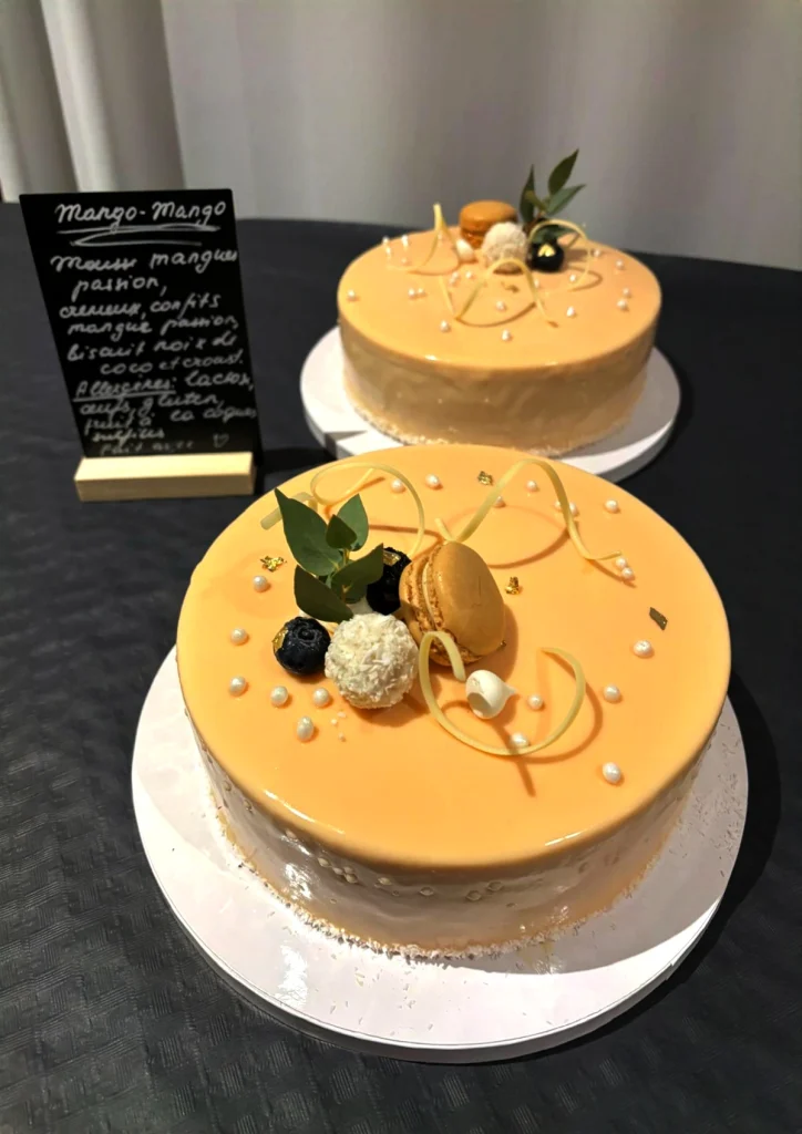 Entremets à la mangue